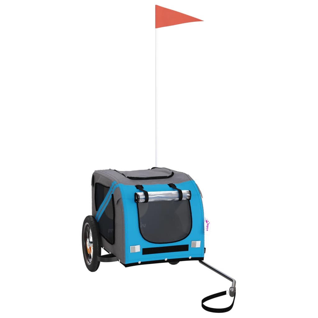 Rimorchio per trasporto animali domestici in bicicletta blu 02_0044241
