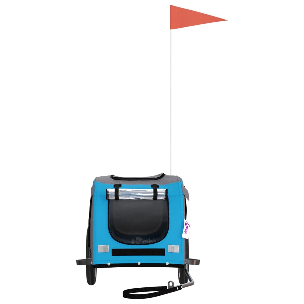 Rimorchio per trasporto animali domestici in bicicletta blu 02_0044241