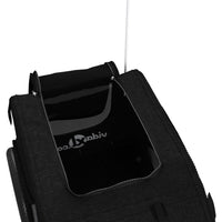 Rimorchio da Bici per Animali Nero Oxford e Ferro 93877