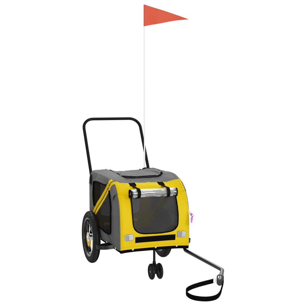 Rimorchio da Bici per Animali Giallo e Nero Oxford e Ferrocod mxl 107670