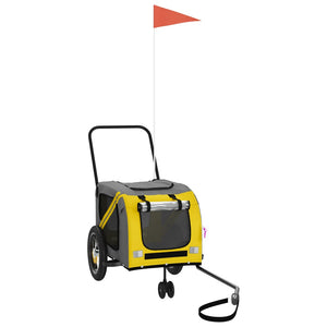 Rimorchio da Bici per Animali Giallo e Nero Oxford e Ferrocod mxl 107670
