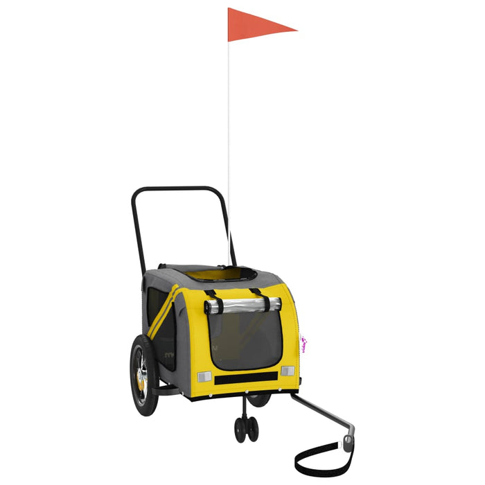 Rimorchio da Bici per Animali Giallo e Nero Oxford e Ferrocod mxl 107670