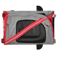 Rimorchio da Bici per Animali Rosso e Grigio Oxford e Ferro 93894