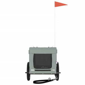 Rimorchio portabiciclette per animali domestici grigio 02_0044260