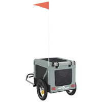 Rimorchio portabiciclette per animali domestici grigio 02_0044260