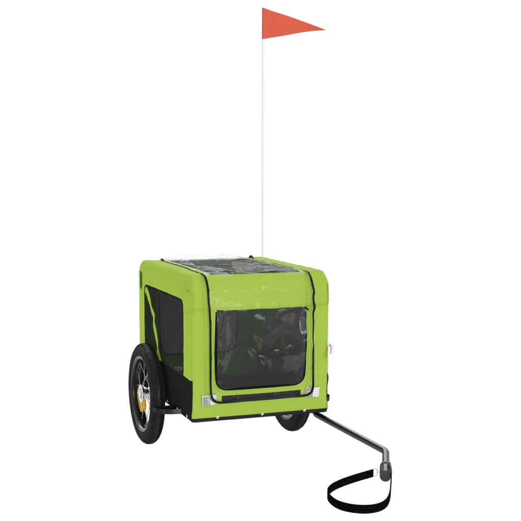 Rimorchio portabiciclette per animali domestici verde 02_0044295