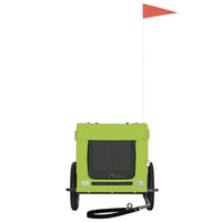 Rimorchio portabiciclette per animali domestici verde 02_0044295