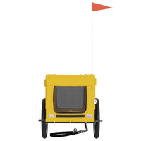 Rimorchio da Bici per Animali Giallo e Nero Oxford e Ferro 93917