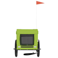 Rimorchio portabiciclette per animali domestici verde 02_0044291