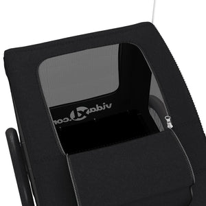 Rimorchio portabiciclette per animali domestici nero 02_0044213