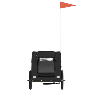 Rimorchio portabiciclette per animali domestici nero 02_0044219