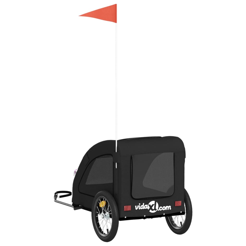 Rimorchio portabiciclette per animali domestici nero 02_0044219