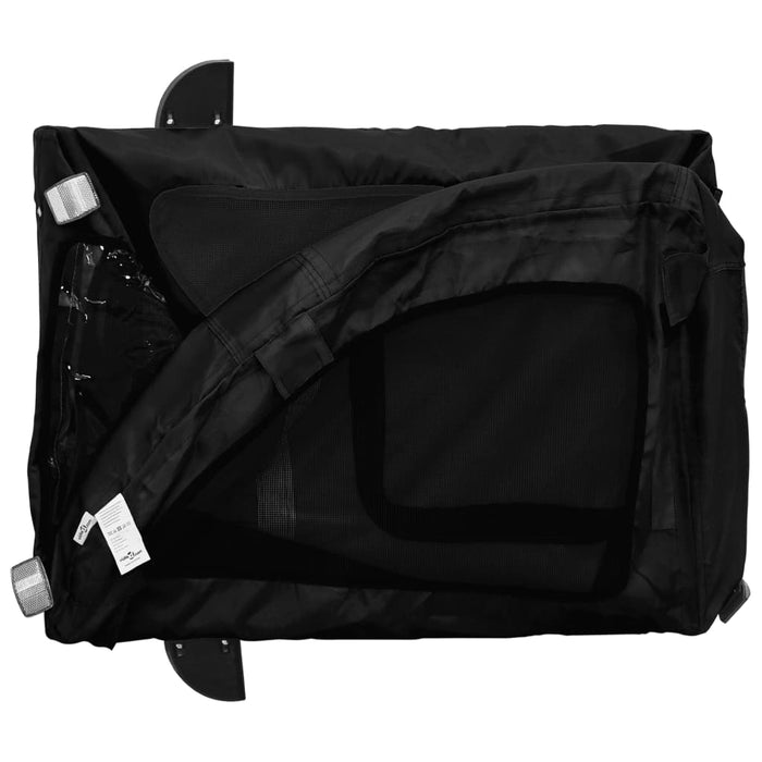 Rimorchio portabiciclette per animali domestici nero 02_0044219