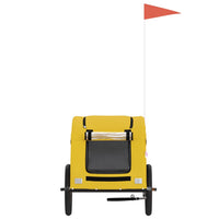 Rimorchio da Bici per Animali Giallo Oxford e Ferro 93966