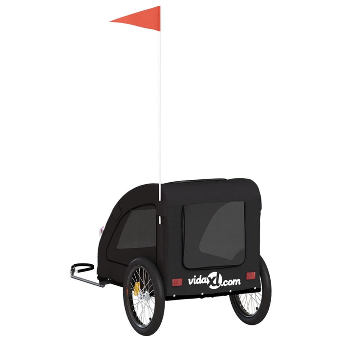 Rimorchio portabiciclette per animali domestici nero 02_0044216