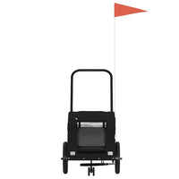 Rimorchio portabiciclette per animali domestici nero 02_0044217