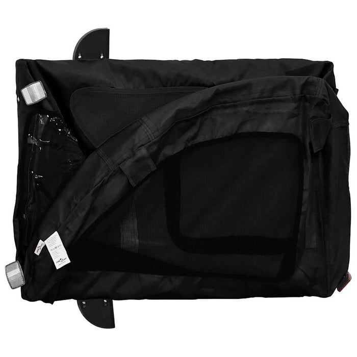 Rimorchio portabiciclette per animali domestici nero 02_0044217