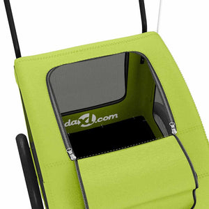 Rimorchio portabiciclette per animali domestici verde 02_0044237