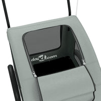 Rimorchio portabiciclette per animali domestici grigio 02_0044210