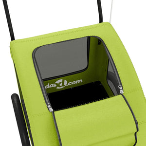 Rimorchio portabiciclette per animali domestici verde 02_0044236