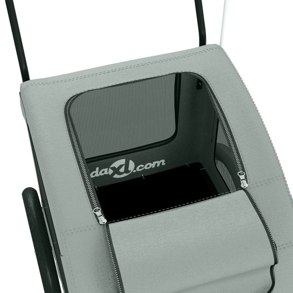 Rimorchio portabiciclette per animali domestici grigio 02_0044207