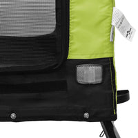 Rimorchio portabiciclette per animali domestici verde 02_0044284