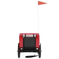 Rimorchio da Bici per Animali Rosso e Nero Oxford e Ferrocod mxl 71011