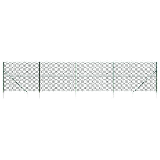 Recinzione a Rete con Picchetti Ancoraggio Verde 1,4x10 mcod mxl 97413