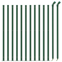 Recinzione a Rete con Flangia Verde 1x25 m 153945