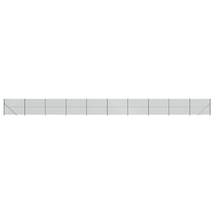 Recinzione a Rete con Flangia Verde 2x25 m 153950