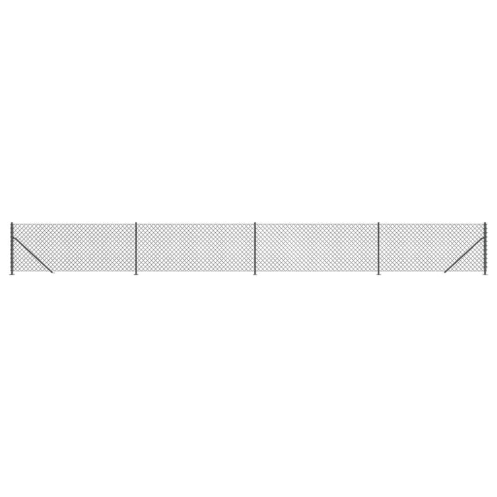 Recinzione a Rete con Flangia Antracite 1x10 mcod mxl 119070