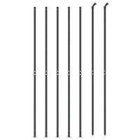 Recinzione a Rete con Flangia Antracite 1,8x10 m 153989