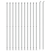 Recinzione a Rete con Flangia Argento 1,6x25 m 154044