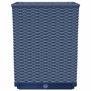 Fioriere 2 pz Grigio Blu 30x30x37 cm in Polipropilene 364180