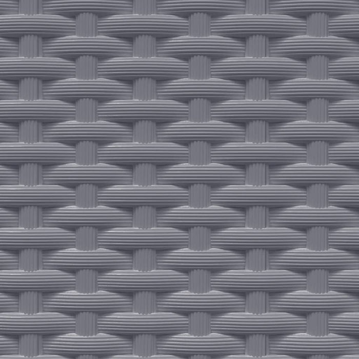 Vaso per fioriera aiuola rialzata piante fiori giardino terrazze set da 2 30 x 30 x 37 cm polipropilene grigio 02_0038924