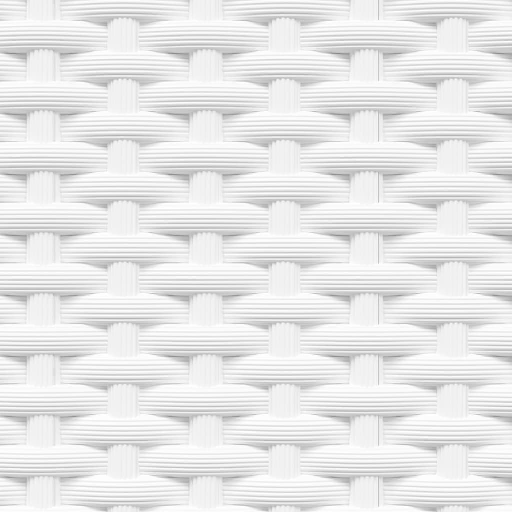 Vaso per fioriera aiuola rialzata piante fiori giardino terrazze set da 2 30 x 30 x 37 cm polipropilene bianco 02_0038923