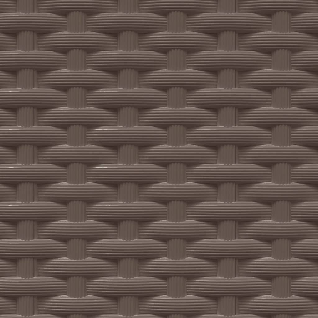 Fioriere 2 pz Marroni 30x30x37 cm in Polipropilene 364184