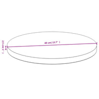 Piano del Tavolo Ø40x2,5 cm in Bambù 352679