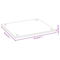 Coprifornelli 50x56x1,5 cm in Bambù 352775