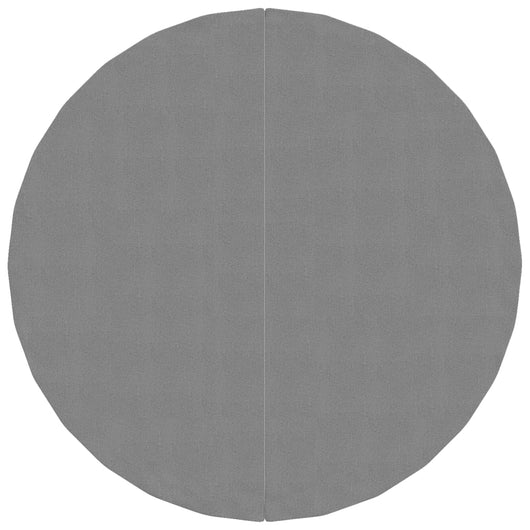 Telo Sotto Piscina Grigio Chiaro Ø244 cm Geotessile Poliestere