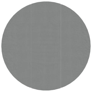 Telo Sotto Piscina Grigio Chiaro Ø396 cm Geotessile Poliestere 94218