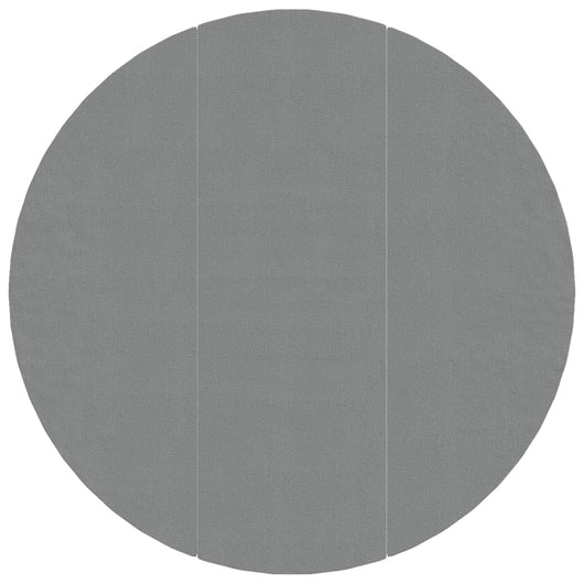 Telo Sotto Piscina Grigio Chiaro Ã˜396 cm Geotessile Poliestere
