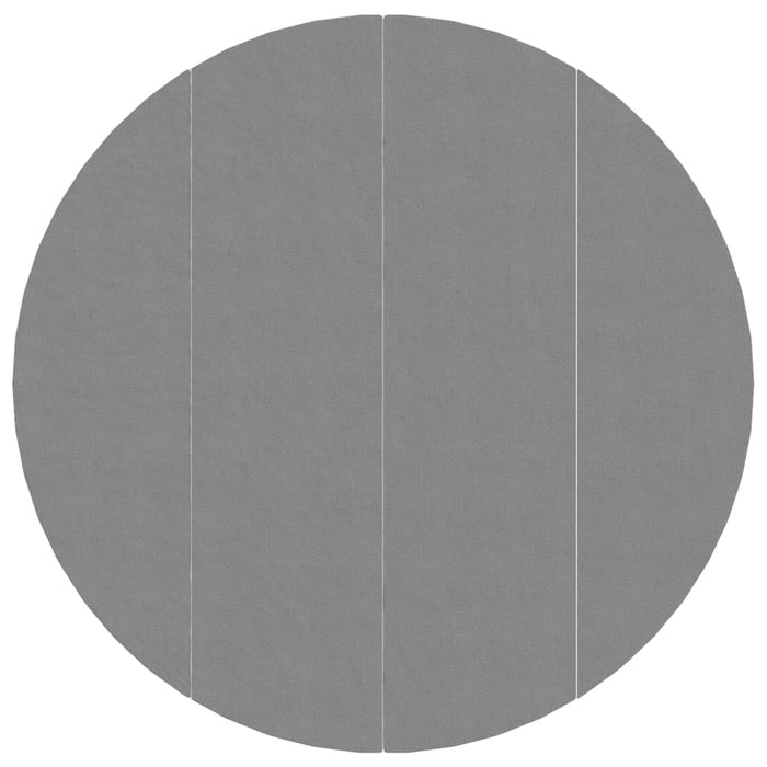 Telo Sotto Piscina Grigio Chiaro Ã˜500 cm Geotessile Poliestere