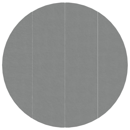 Telo Sotto Piscina Grigio Chiaro Ø500 cm Geotessile Poliestere 94221