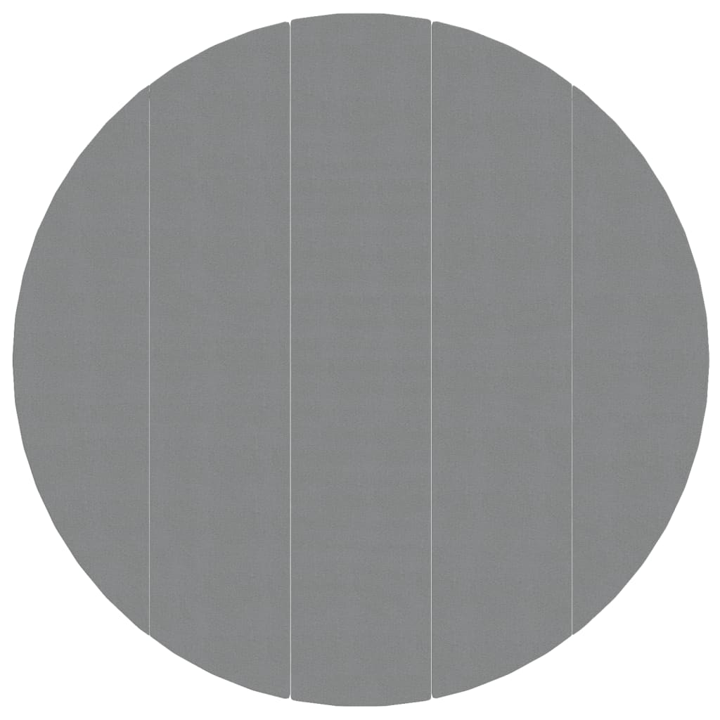 Telo Sotto Piscina Grigio Chiaro Ø550 cm Geotessile Poliestere
