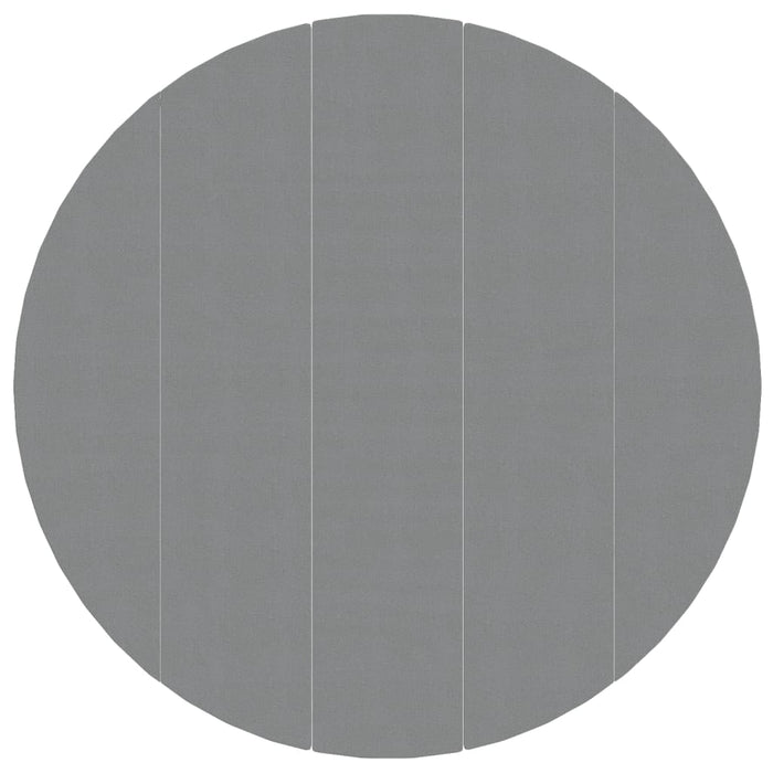 Telo Sotto Piscina Grigio Chiaro Ø550 cm Geotessile Poliestere 94222