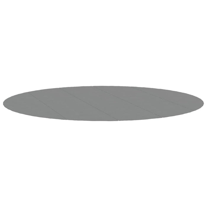 Telo Sotto Piscina Grigio Chiaro Ø550 cm Geotessile Poliestere