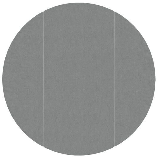 Telo Sotto Piscina Grigio Chiaro Ø306 cm Geotessile Poliestere 94224