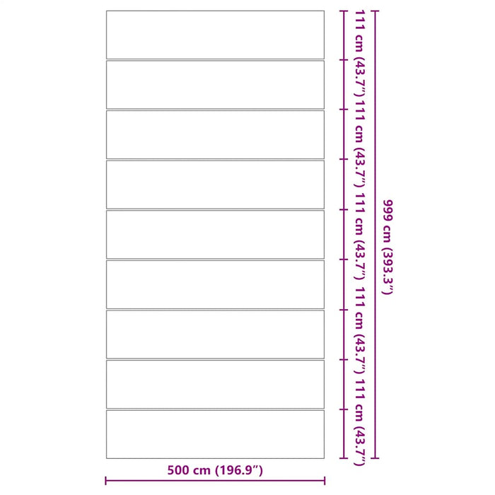 Telo Sotto Piscina Grigio Chiaro 999x500 Geotessile Poliestere 94238