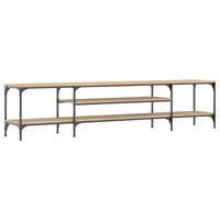 Mobile TV Rovere Sonoma 201x35x45 cm Legno Multistrato e Ferrocod mxl 103271